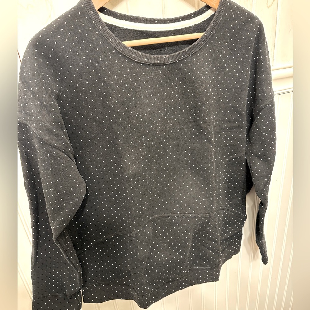 Lululemon polka dot sweatshirt